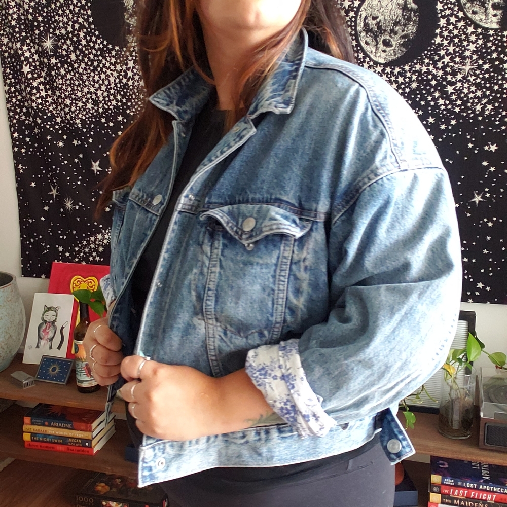 American Eagle Oversized Jean Jacket